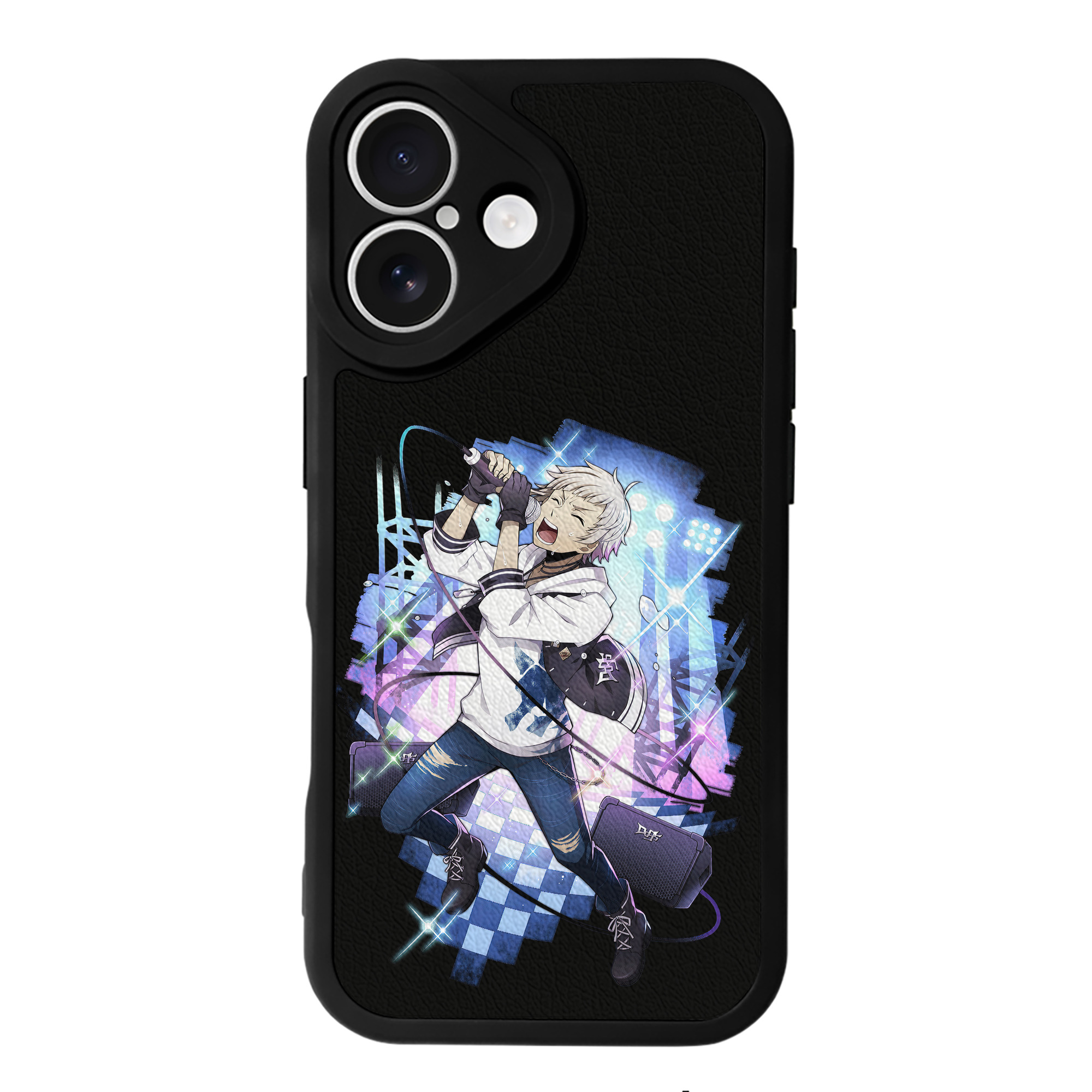 （画像用） 文豪ストレイドッグス Bungo Stray Dogs 【iPhone 16シリーズ対応】シリコンスマホケース（レザー調） 材質：シリコン